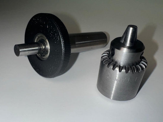 New No. 0 Jacobs 0-5/32" Cap. Drill Chuck with AF-22 Accu-Feed Drill Adapter - Cardon Tools