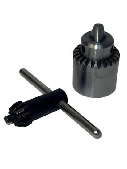 New No. 0 Jacobs 0-5/32" Cap. Drill Chuck with AF-22 Accu-Feed Drill Adapter - Cardon Tools