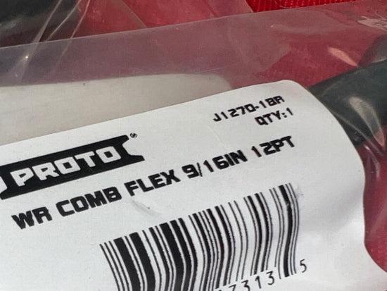 New PROTO 4 Piece Flex-Head Wrench Set - 12 Point 7/16" , 1/2", 9/16", 5/8" - Cardon Tools