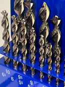 15pc BERNER Germany PREMIUM Metric 3-10mm Hss Bullet Point Drill Bit Set c/w STEEL BOX - Cardon Tools