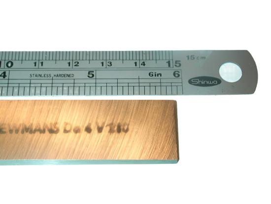 New Old Stock VULCAN MADE in Germany Lathe Cut-Off Blade Da4 3/4" X 5/32-3/32" x 5-7/8"