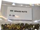 300 piece BULK LOT BAG of New Old Stock 6-32 Hexagon Brass Nuts 4 Live Steam Machinists *FIXED* - Cardon Tools