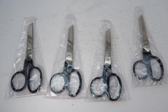 4 New WISS / Barer 6" Trimmer Trimline Tailors Seamstress Sewing Scissors