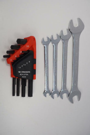 New FACOM France 4pc Open End METRIC  Wrench Set and 9pc  Hex Key Set. Metric. *Fixed* - Cardon Tools