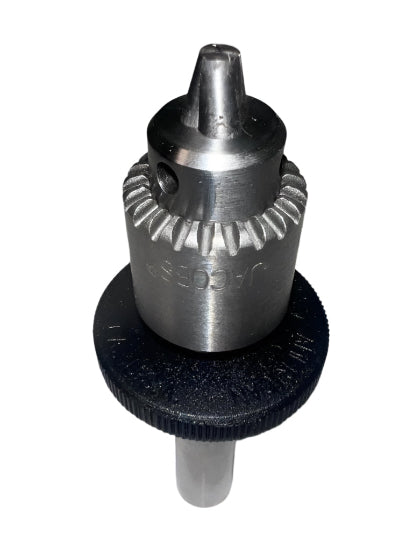 New No. 0 Jacobs 0-5/32" Cap. Drill Chuck with AF-22 Accu-Feed Drill Adapter - Cardon Tools