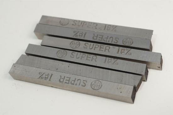 4 FMP FM Parkin Super 18% Cobalt HSS Lathe Tool Bit 1/4" Square x 2-1/2" 