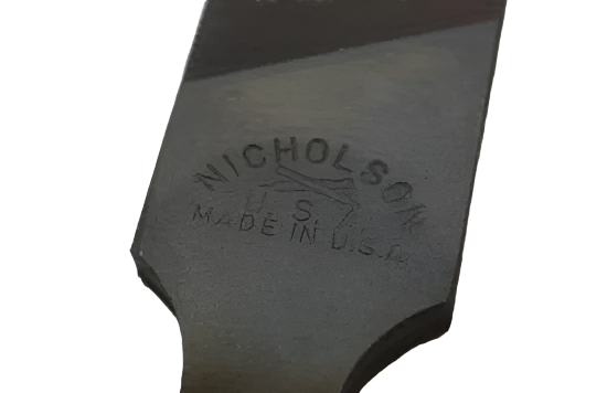 New Old Stock  Nicholson 8" Flat Second Cut File. USA Made