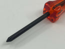 New Old Stock FACOM made in FRANCE 3pc Screwdriver Set  Pozidriv -Orange  ISORYL Handles