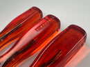 New Old Stock FACOM made in FRANCE 3pc Screwdriver Set  Pozidriv -Orange  ISORYL Handles