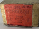 New Old Stock 1980s Nicholson made in Canada 14" FINE Long Angle Lathe File 807863 - Cardon Tools