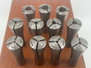 Excellent Hard-To-Find Hardinge USA Made 11 pc Set 2VB Collets 3/32" - 1/2" Range - Cardon Tools