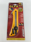 Discontinued OLFA Japan PRO18mm HEAVY-DUTY Snap-Off Knife with Flat Cutting Base and Depth Stop CL9021 - Cardon Tools