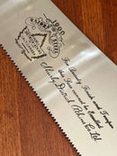 New Old Stock 1960s SHURLY-DIETRICH-ATKINS Galt Canada RAZOR STEEL 26" 8 Point Cross Cut Saw - Cardon Tools