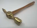 New Old Stock 2023 Lie Nielsen USA made Brass Cross Peen Hammer - Cardon Tools