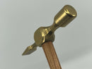 New Old Stock 2023 Lie Nielsen USA made Brass Cross Peen Hammer - Cardon Tools