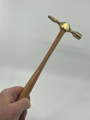 New Old Stock 2023 Lie Nielsen USA made Brass Cross Peen Hammer - Cardon Tools