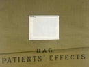 New Old Stock 1960s Canadian Military Patients' Effects Draw String Bag 12" x 14-1/2" - Cardon Tools