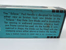 New Old Stock 1966 Eclipse Sheffield UK No. 10 Plastic Pad Saw Handle complete with 2 Blades - Cardon Tools
