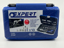 New Old Stock EXPERT by FACOM E031813 - 1/4 and 3/8" Drive 43pc Metric and Imperial Ratchet / Socket set 12pt - Cardon Tools