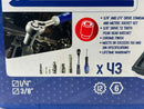 New Old Stock EXPERT by FACOM E031813 - 1/4 and 3/8" Drive 43pc Metric and Imperial Ratchet / Socket set 12pt - Cardon Tools