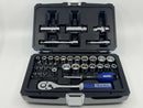 New Old Stock EXPERT by FACOM E031813 - 1/4 and 3/8" Drive 43pc Metric and Imperial Ratchet / Socket set 12pt - Cardon Tools
