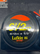 New Old Stock LUFKIN USA Made Hi-VIZ 6'/2m Tape Measure - Discontinued - Cardon Tools