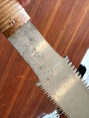 Unusual New Old Stock 330mm Double Sided Hand Forged Japanese  Saw - Cardon Tools