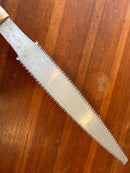 Unusual New Old Stock 330mm Double Sided Hand Forged Japanese  Saw - Cardon Tools