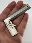 New Old Stock Mitutoyo 916-106  Precision Bevel Edge Square – Stainless Steel – Grade 00 –  75 x 50mm - Cardon Tools