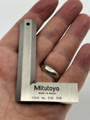 New Old Stock Mitutoyo 916-106  Precision Bevel Edge Square – Stainless Steel – Grade 00 –  75 x 50mm - Cardon Tools