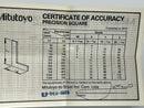 New Old Stock Mitutoyo 916-106  Precision Bevel Edge Square – Stainless Steel – Grade 00 –  75 x 50mm - Cardon Tools