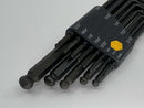 New Old Stock WIHA Germany 13pc Ball End Hex Keys in Molded Holder .050" - 3/8" - Discontinued - Cardon Tools
