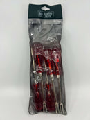 RARE New Old Stock WIHA WEST- GERMANY 5pc METRIC Nut DRIVER Set c/w CHERRY Red Acetate Handles - Cardon Tools