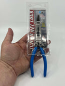 Channellock USA Made 8-INCH XLT Combination BENT Long Nose Pliers with Cutter E388 - Cardon Tools