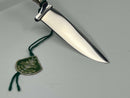 New Old Stock ( 1950s) REHWAPPEN Carl LINDER Solingen Germany Small Fixed Blade Knife with Sheath - Cardon Tools