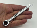 Facom 467 Series SATIN Chrome Reversible Ratcheting Combination Wrench - 8mm (467.8) - Cardon Tools