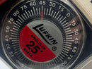 New Old Stock LUFKIN USA made 8425A 25' x 1" Anglelok Power Tape c/w ANGLE DIAL GAGE - Cardon Tools