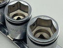 Koken made in Japan 1/4" Dr. 11 Pc SHORT NUT GRIP® Socket Set, 5-14MM - RS2450MS/11 - Cardon Tools