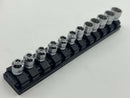 Koken made in Japan Z-series 1/4" Dr. 12 pc ULTRA SHALLOW  Socket Set 4-14 MM 6 Point  RS2400MZ/12 - Cardon Tools