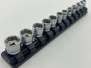 Koken made in Japan Z-series 1/4" Dr. 12 pc ULTRA SHALLOW  Socket Set 4-14 MM 6 Point  RS2400MZ/12 - Cardon Tools