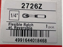 Koken made in Japan 1/4" Dr Flex Head  Z-SERIES Ratchet 72 Teeth  LENGTH 114mm 2726Z - Cardon Tools