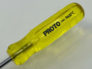 Beautiful New Old Stock PROTO USA Made Narrow Extra Long Slotted Screwdriver ( 3/16" x 15-1/2") - Discontinued J9637C - Cardon Tools