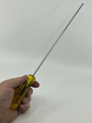 Beautiful New Old Stock PROTO USA Made Narrow Extra Long Slotted Screwdriver ( 3/16" x 15-1/2") - Discontinued J9637C - Cardon Tools
