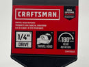 New Old Stock 2018 Craftsman 1/4" Drive 72 Tooth Full Polish Swivel Head Ratchet - Cardon Tools