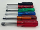 New Old Stock Proto USA made 6pc Hollow Shaft Nut Driver Set 3/16" - 1/2" Range - Discontinued - Cardon Tools