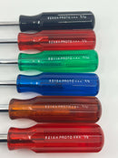 New Old Stock Proto USA made 6pc Hollow Shaft Nut Driver Set 3/16" - 1/2" Range - Discontinued - Cardon Tools