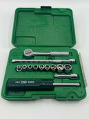 New Old Stock USA Made SK S-K Tools  13pc 1/4" Drive Ratchet & 6pt  Socket Set - Cardon Tools