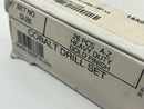 New Old Stock  USA made 26pc 135˚  Split Point M42 Cobalt Drill Bit Set with Heavy Duty Gold Finish - Cardon Tools