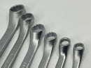 New Old Stock 6pc Williams / SUPERRENCH USA made Double Box End  Metric Wrench Set 7/16" - 1"  Range - Cardon Tools