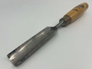 Vintage Marples UK made Heavy Duty 30mm Firmer Gouge c/w Box Wood Handle - Great LOGO on handle